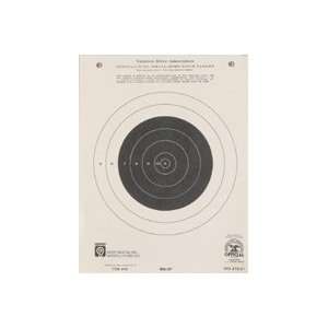 Hoppes Official Competition Target Rifle 50 Yard Single Bull Printed 