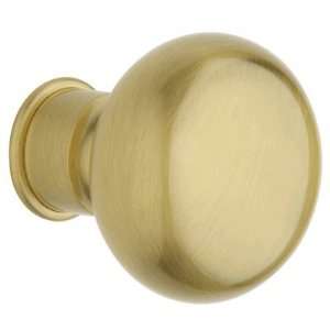 Baldwin 5030.040.MR Satin Brass Pair of 5030 Solid Brass Knobs Minus 