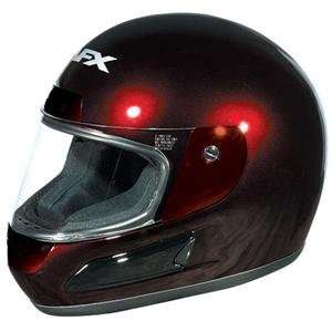  AFX FX 10 Solid Big Head Helmet   Small/Wine Automotive