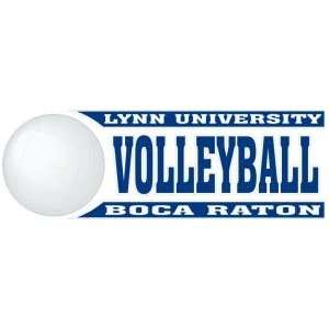  DECAL B LYNN UNIVERSITY BOCA RATON VOLLEYBALL WITH BALL 