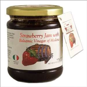 Strawberry Jam with Balsamic Vinegar of Modena   7.7oz  