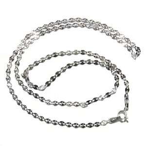  Twisted Mariner Chain Silver Necklace Jewelry