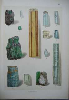 Russian book. Mineral kingdom. Precious stones. 1906  