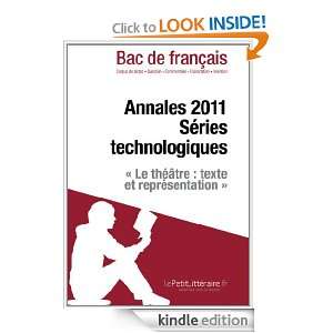 Bac de français 2011   Annales séries technologiques (Corrigé 