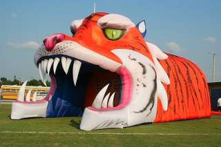 NEW 18 TIGER SPORTS ENTRY & BLOWER INFLATABLE TUNNEL  