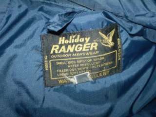 vtg Holiday Ranger ripstop water repellent down coat M  