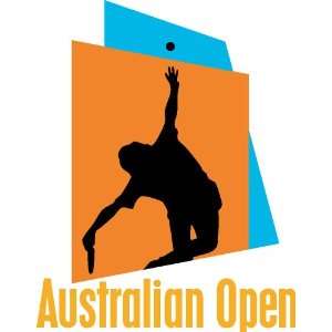Australian Open Tennis Championships 2011 sticker vinyl decal 5 x 3.9 