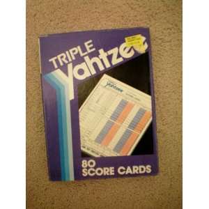  Triple Yahtzee Score Cards    Milton Bradley Company 