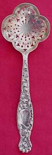 Whiting HERALDIC Sterling Silver SUGAR SIFTER, G.W.  