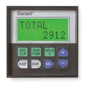 DURANT 57600400 Totalizer,2 Line LCD,8 Digit,10 15VDC 