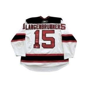 Jamie Langenbrunner Autographed/Hand Signed Pro Jersey