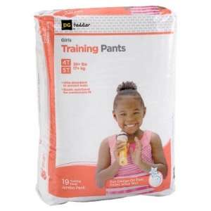    DG Toddler Girls Training Pants   Size 4T/5T   19 Pack: Baby