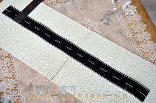 pcs N scale 1160 BLACK TAR MACK ROAD STRIPs 40mm x 500mm Self Stick 