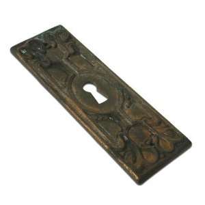   solid brass 1 11/32 long embossed antiquated esc: Home Improvement