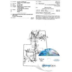   CD for MECHANISM FOR EFFECTING INTERMITTENT ROTATION 