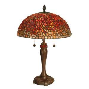  Dale Tiffany Katella 2 Light Table Lamp TT60180: Home 
