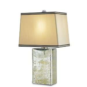   6203 Oxton 1 Light Table Lamp in Antique Silver 6203: Home Improvement