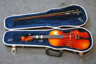   & SON TON KLAR DANCLA GERMANY VIOLIN 126 1/2 WITH HARD CARRYING CASE