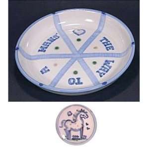  Pie Plate, Horse Pattern