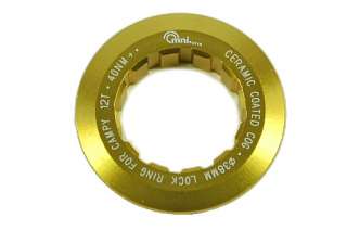 OMNI Racer Cassette Lockring: Campagnolo 12t: GOLD  