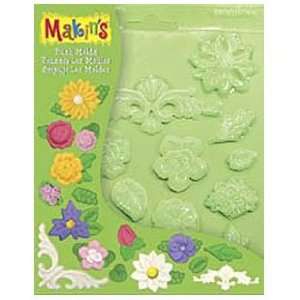   Kato PolyClay Endorsed Makins Floral Push Mold Arts, Crafts & Sewing