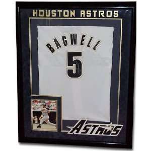  Jeff Bagwell Houston Astros Autographed Framed Jersey 