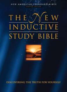 The New Inductive Study Bible New American Standard Bible Update 