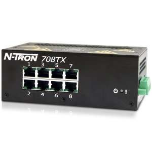 Opto 22 N TRON708TX Fully Managed Ethernet Switch, 8 Copper Ports 