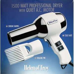  1500 Watt Professional Dryer with Quiet A.C. Motor by 