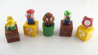 Nintendo Super Mario Bros 5 Action Figure Set NEW  