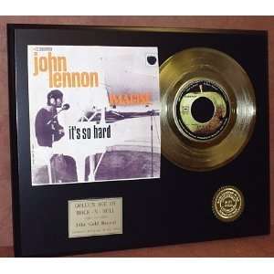  JOHN LENNON GOLD 45 RECORD PICTURE SLEEVE LIMITED EDITION 
