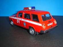 VAZ 2104 LADA Fire Protection Russian Car Wagon Diecast Metal Model 1 