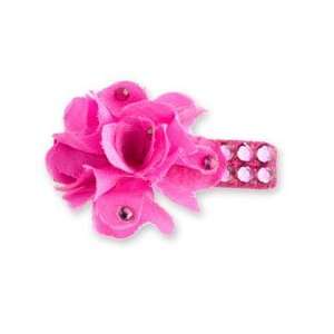  flower rhinestone barrette Beauty