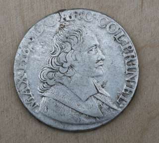 BELGIUM. Liege patagon thaler.1678. Original.LEGENDCO.LO  