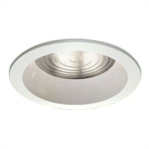   Low Profile Recessed Trim in White with Fresnel Lens
