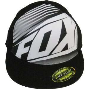   Mens Flexfit Casual Hat/Cap   Black/White / Large/X Large: Automotive