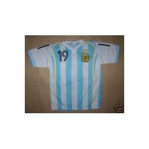  MESSI 19 ARGENTINA Soccer Football JERSEY Made Europe 