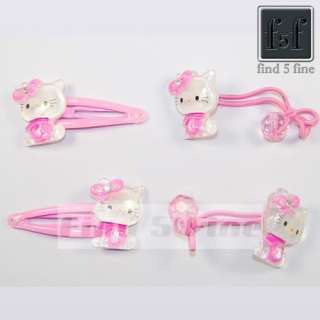 Cute Kitty 2X Elastic Hairpin + Gift Package 1728  