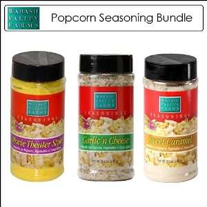 Wabash Valley Farms Popcorn Seasoning Bundle of 3 Seasonings : 77100 