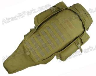 Molle Extended Full Gear Dual Rifle Backpack Tan  