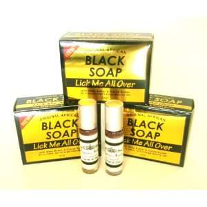   Black Soap   Lick Me All Over & Body Oil Roll On 