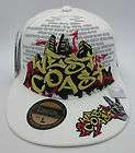 WEST COAST HIP HOP Ball Cap Rap LA City Grafitti Art Hat SzL 7 3/8   7 