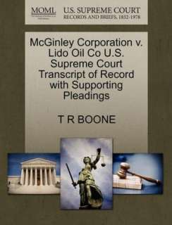   Pleadings by T R Boone, Gale, U.S. Supreme Court Records  Paperback