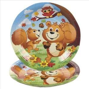  8 pack of Fall Animals Dinner Plates: Toys & Games