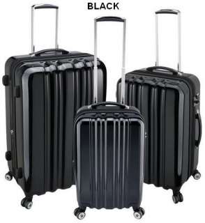 Heys USA ZCASE 4WD Expandable TSA Luggage Set BLACK 806126011681 