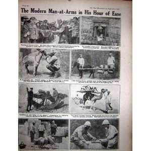  1917 WW1 Soldiers Trench British Verdun Camel Donkey: Home 