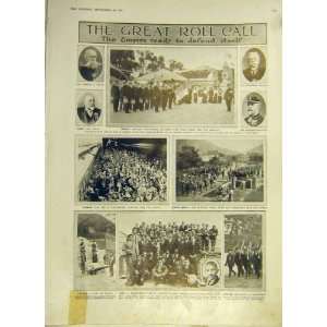  Ww1 Empire Allies Canada India Britain France 1914