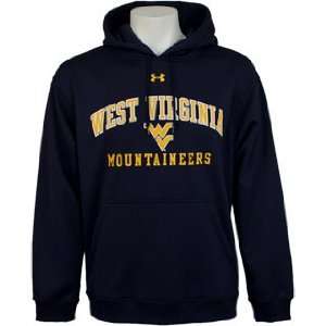  WVU Under Armour Performance Hoodie in Navy: Sports 