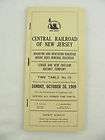 The Central Railroad of New Jersey Timetable April 1966  