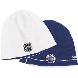  Edmonton Oilers Youth Official Reversible Knit Hat Sports 